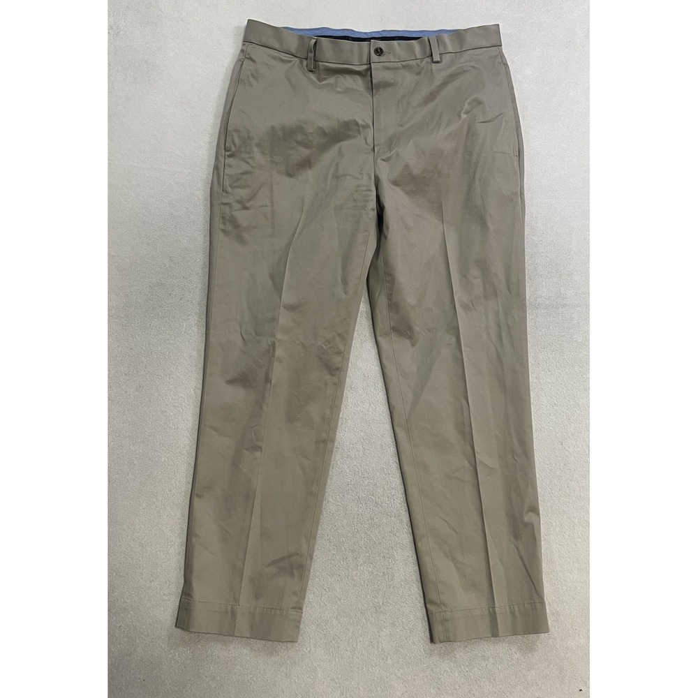 Brooks Brothers Lightweight Clark Fit Advantage Chino Pants Men's 36x30 Beige
